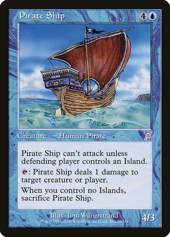 Pirate Ship [Time Spiral Timeshifted] Magic: The Gathering