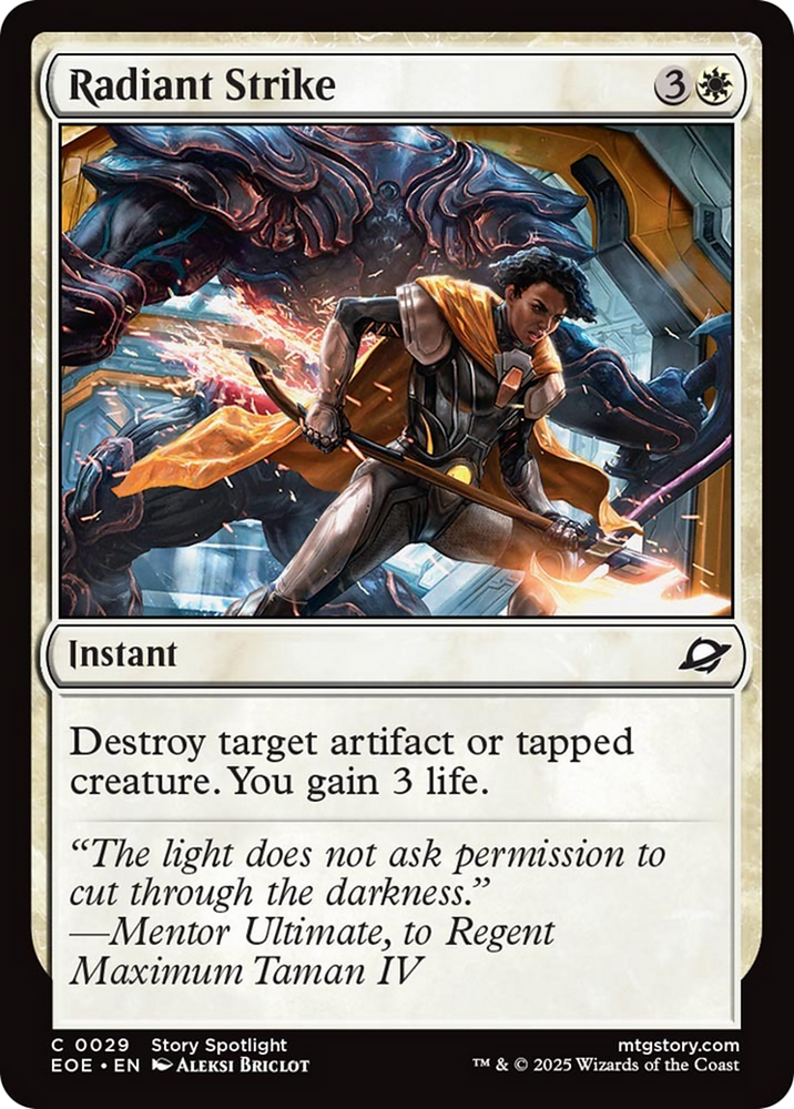 Radiant Strike [Edge of Eternities] Magic: The Gathering