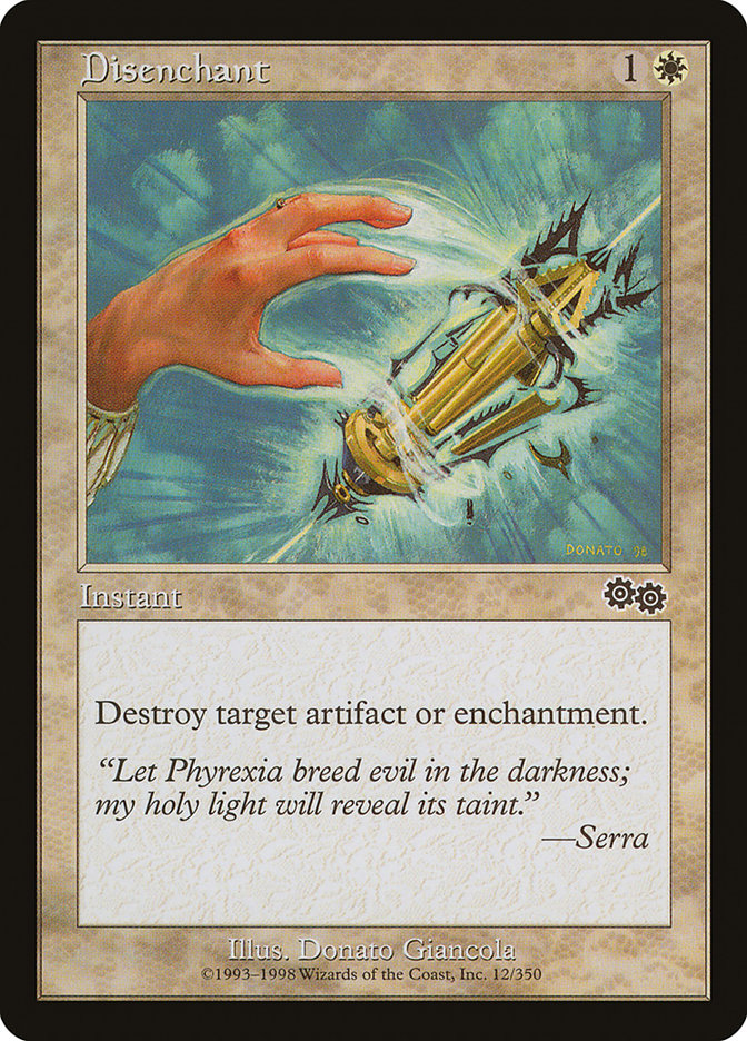 Disenchant [Urza's Saga] Magic: The Gathering