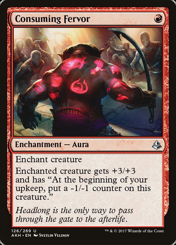 Consuming Fervor [Amonkhet] Magic: The Gathering
