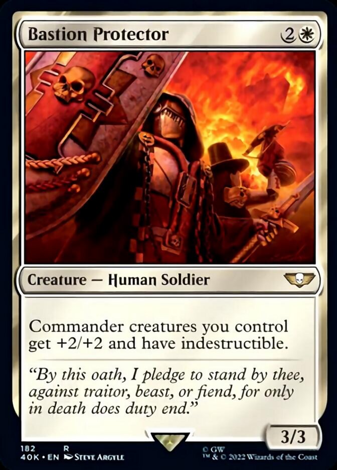 Bastion Protector [Warhammer 40,000] Magic: The Gathering