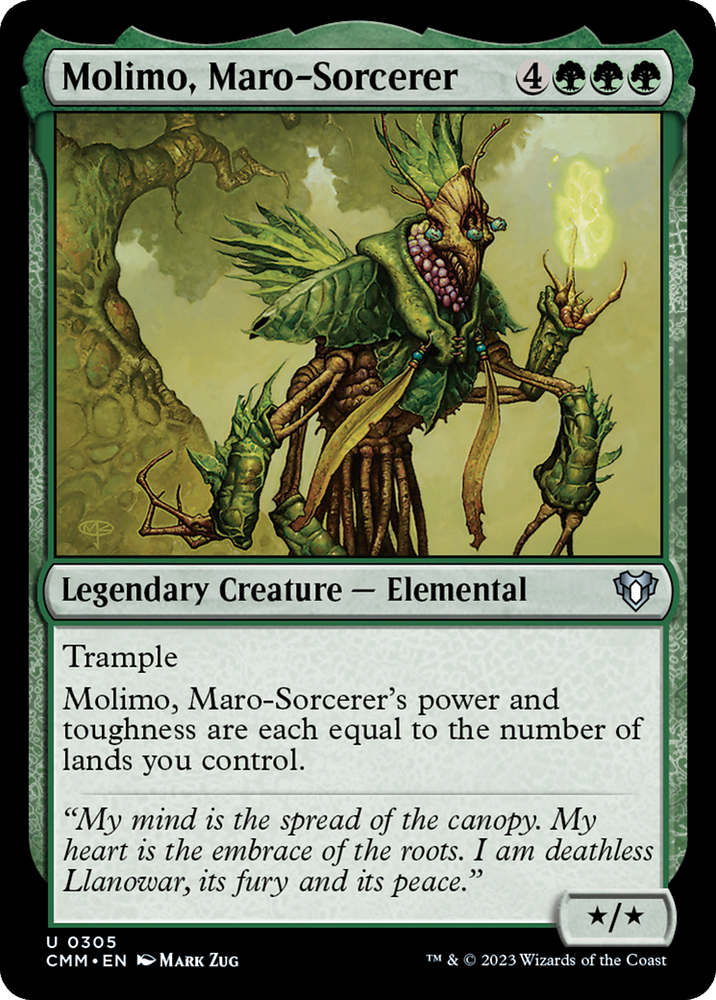 Molimo, Maro-Sorcerer [Commander Masters] Magic: The Gathering
