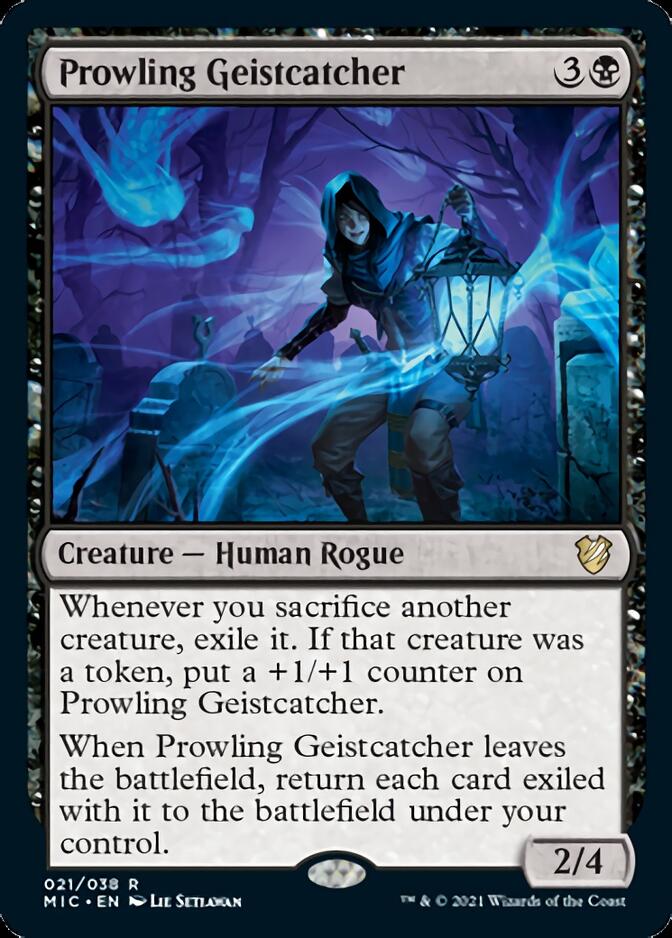 Prowling Geistcatcher [Innistrad: Midnight Hunt Commander] Magic: The Gathering
