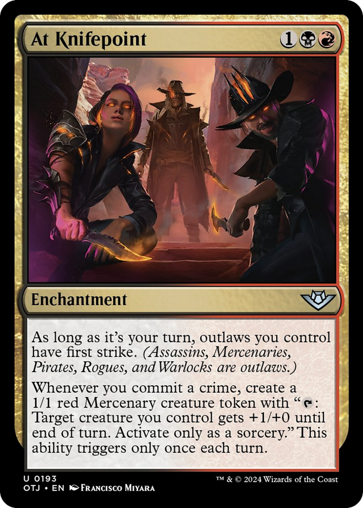 At Knifepoint [Outlaws of Thunder Junction] Magic: The Gathering