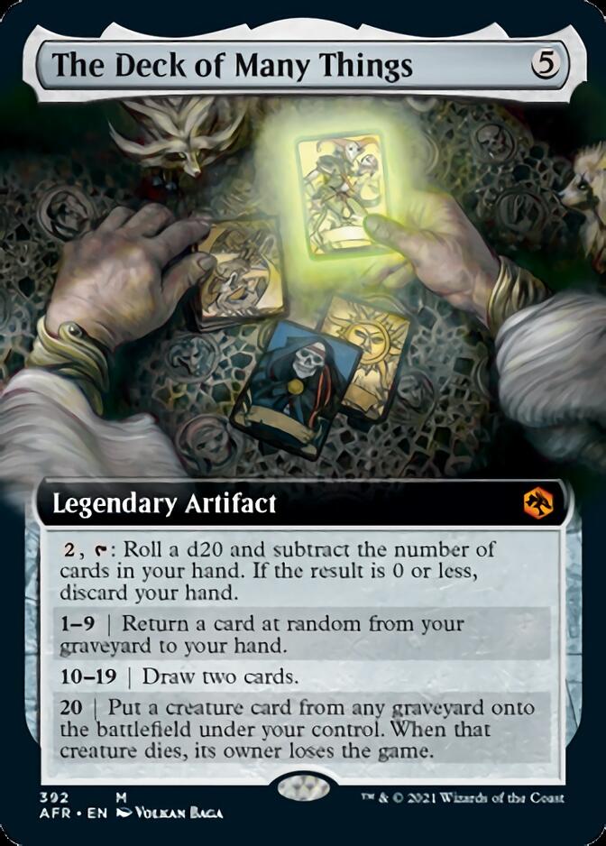 The Deck of Many Things (Extended Art) [Dungeons & Dragons: Adventures in the Forgotten Realms] Magic: The Gathering
