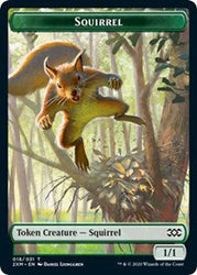 Squirrel // Thopter (008) Double-Sided Token [Double Masters Tokens] Magic: The Gathering