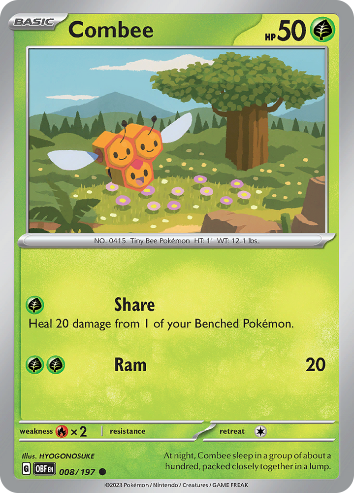 Combee (008/197) [Scarlet & Violet: Obsidian Flames] Pokémon