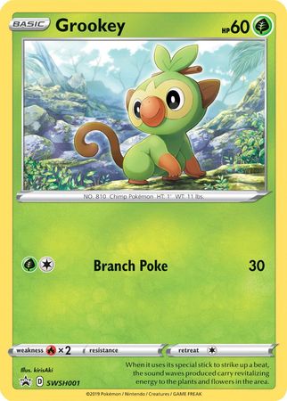 Grookey (SWSH001) [Sword & Shield: Black Star Promos] Pokémon
