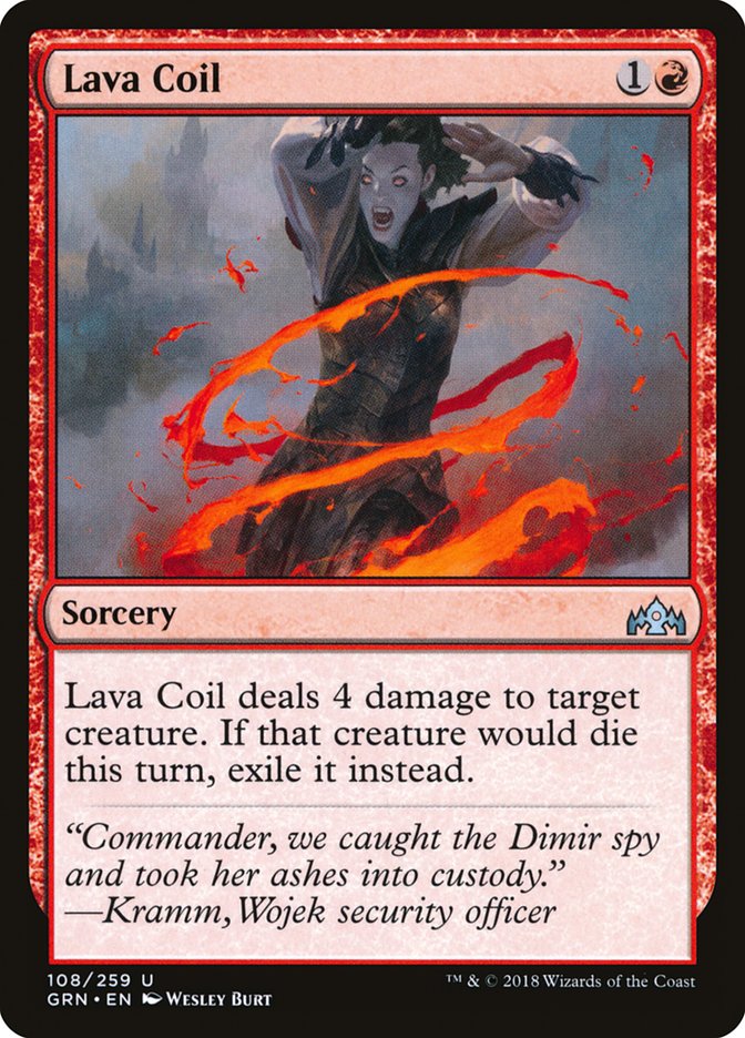 Lava Coil [Guilds of Ravnica] Magic: The Gathering