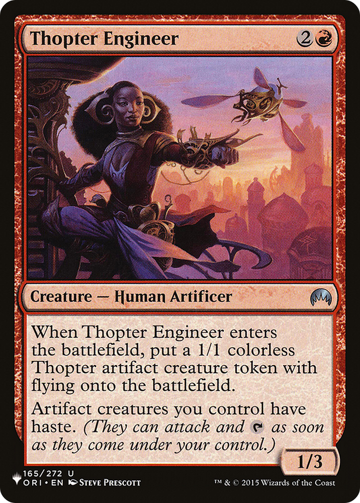 Thopter Engineer [The List] Magic: The Gathering