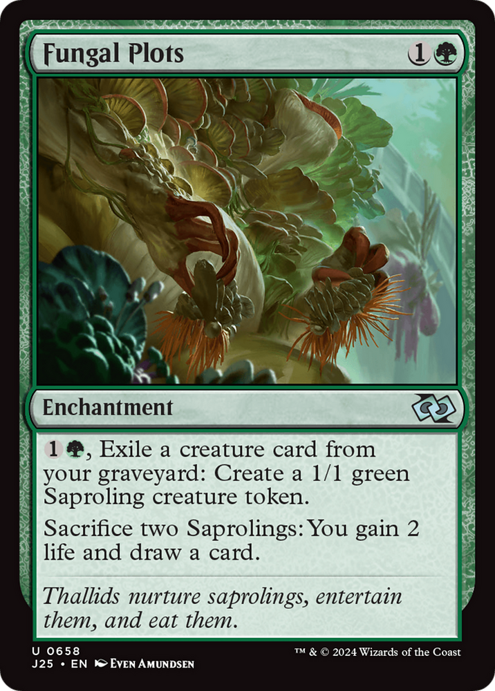 Fungal Plots [Foundations Jumpstart] Magic: The Gathering