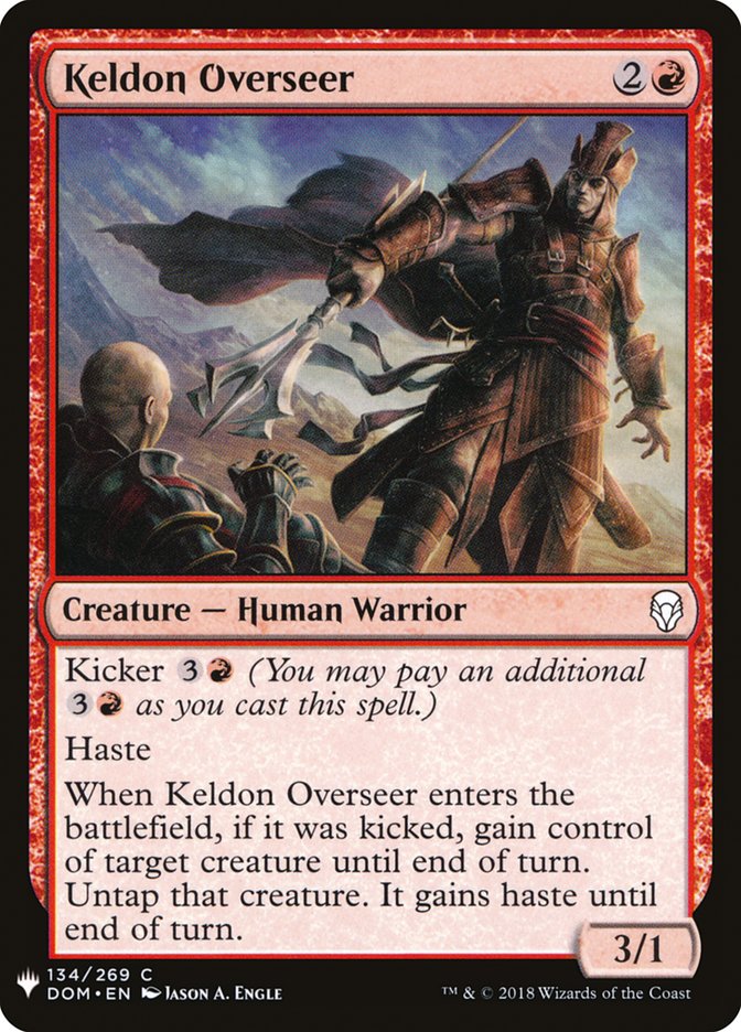 Keldon Overseer [Mystery Booster] Magic: The Gathering
