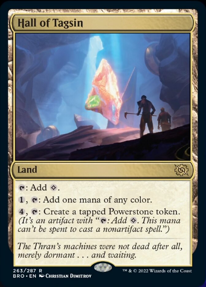 Hall of Tagsin [The Brothers' War] Magic: The Gathering