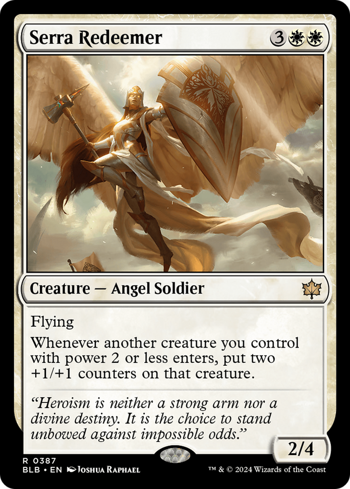 Serra Redeemer [Bloomburrow] Magic: The Gathering