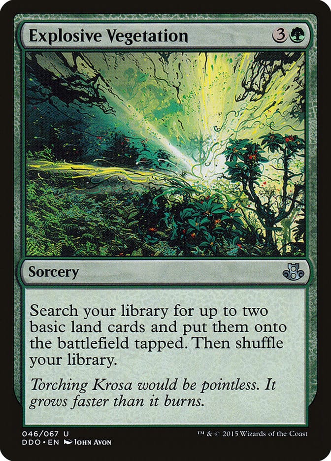 Explosive Vegetation [Duel Decks: Elspeth vs. Kiora] Magic: The Gathering
