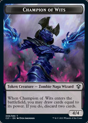 Eldrazi // Champion of Wits Double-Sided Token [Commander 2021 Tokens] Magic: The Gathering