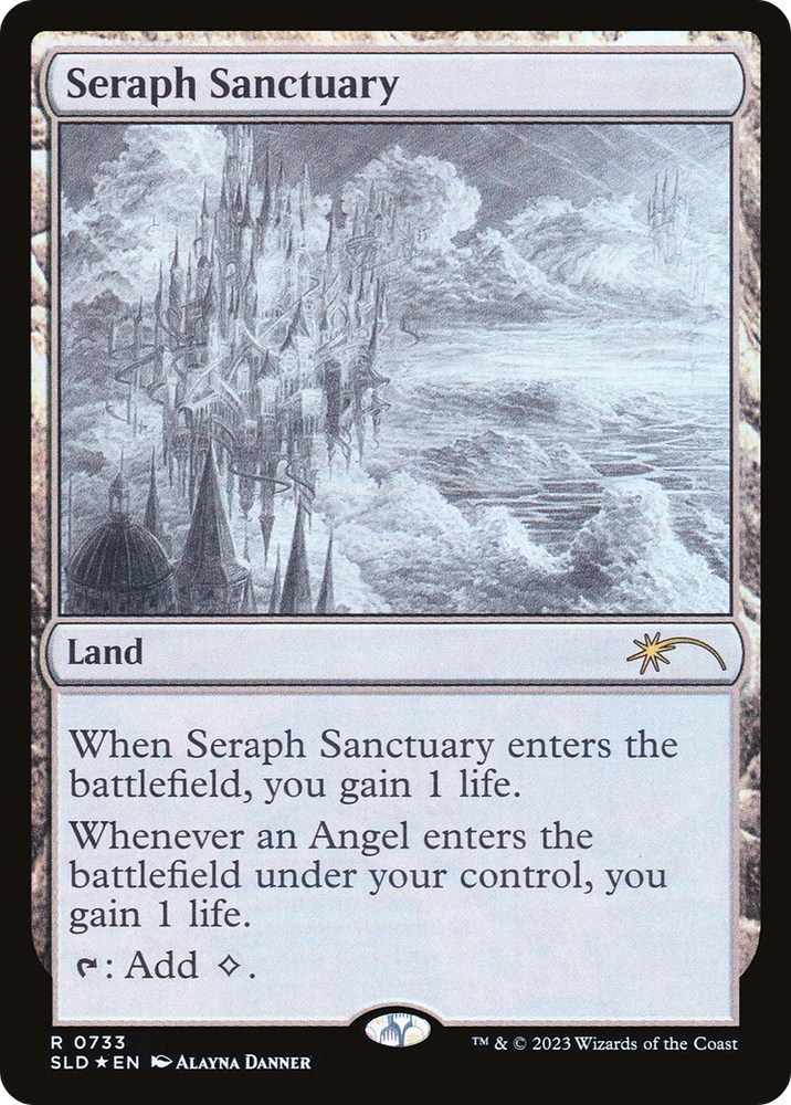 Seraph Sanctuary (Sketch) [Secret Lair Drop Promos] Magic: The Gathering