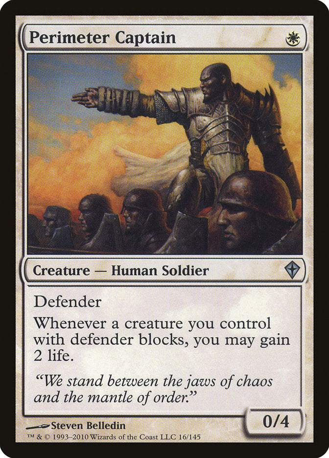 Perimeter Captain [Worldwake] Magic: The Gathering