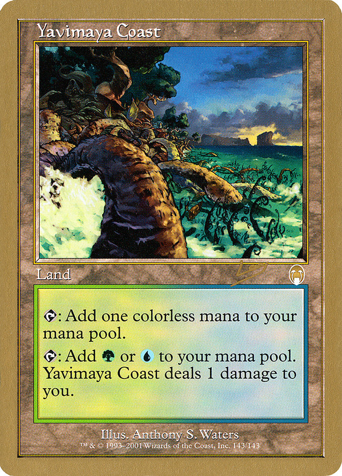 Yavimaya Coast (Raphael Levy) [World Championship Decks 2002] Magic: The Gathering