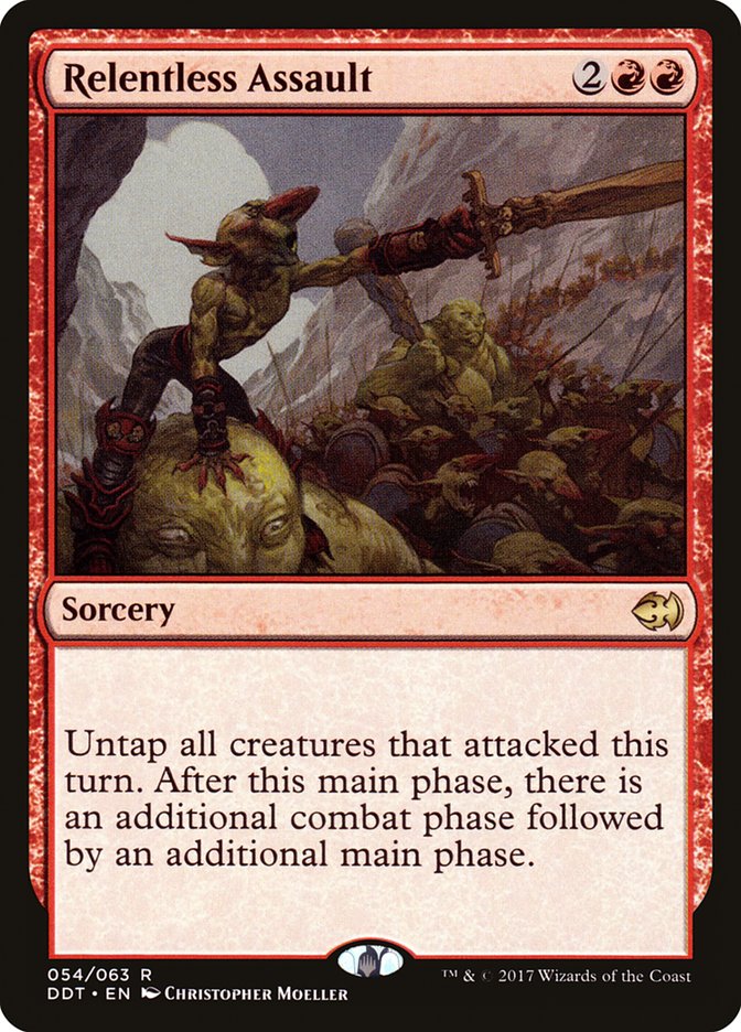 Relentless Assault [Duel Decks: Merfolk vs. Goblins] Magic: The Gathering