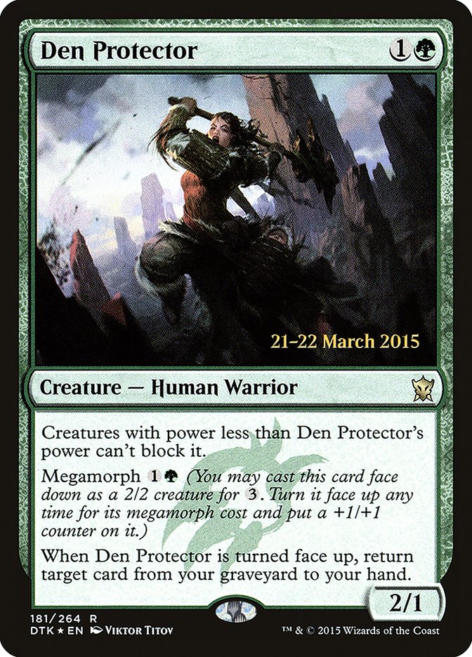 Den Protector [Dragons of Tarkir Prerelease Promos] Magic: The Gathering