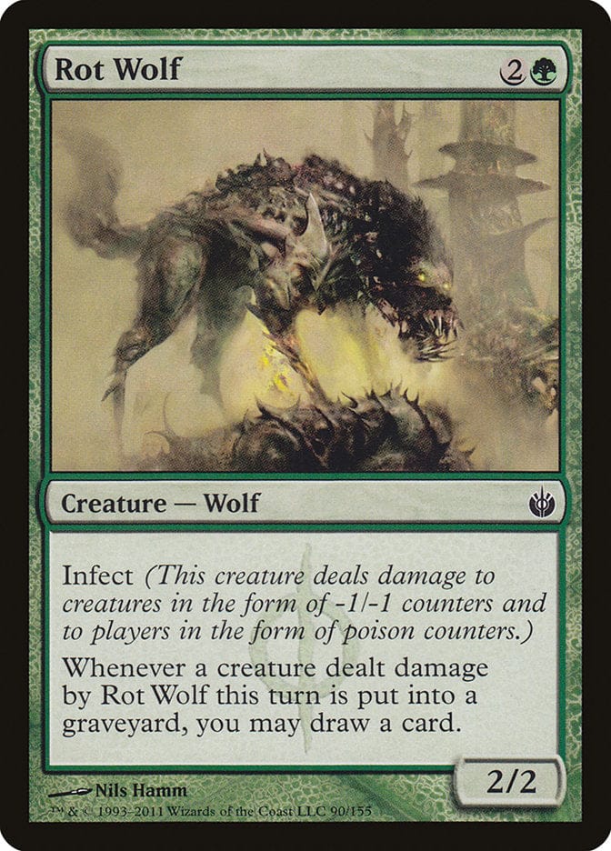 Rot Wolf [Mirrodin Besieged] Magic: The Gathering