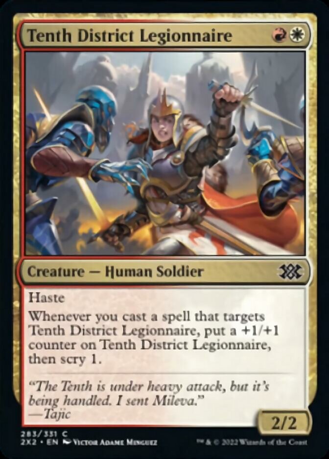 Tenth District Legionnaire [Double Masters 2022] Magic: The Gathering