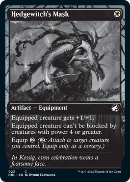 Hedgewitch's Mask [Innistrad: Double Feature] Magic: The Gathering