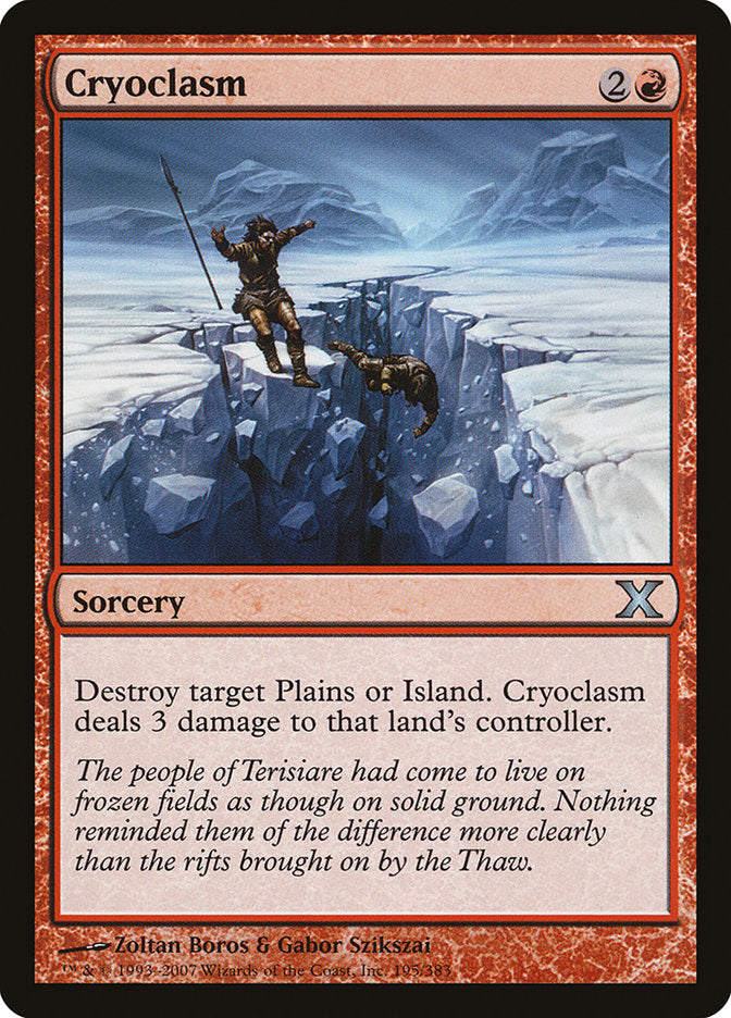Cryoclasm [Tenth Edition] Magic: The Gathering