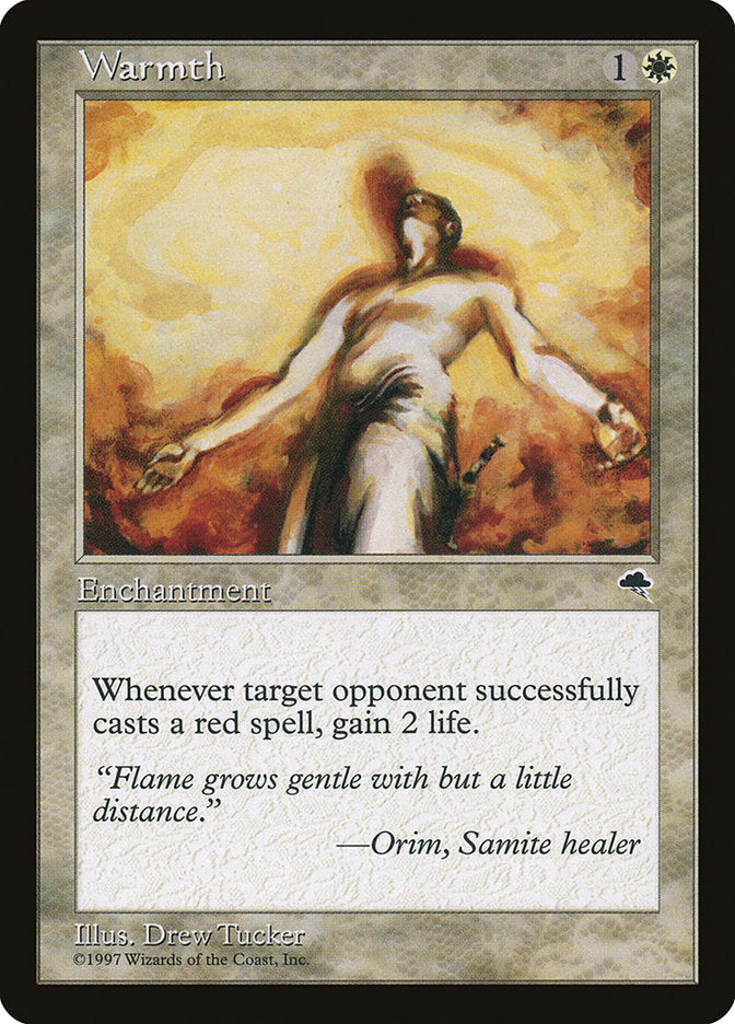 Warmth [Tempest] Magic: The Gathering