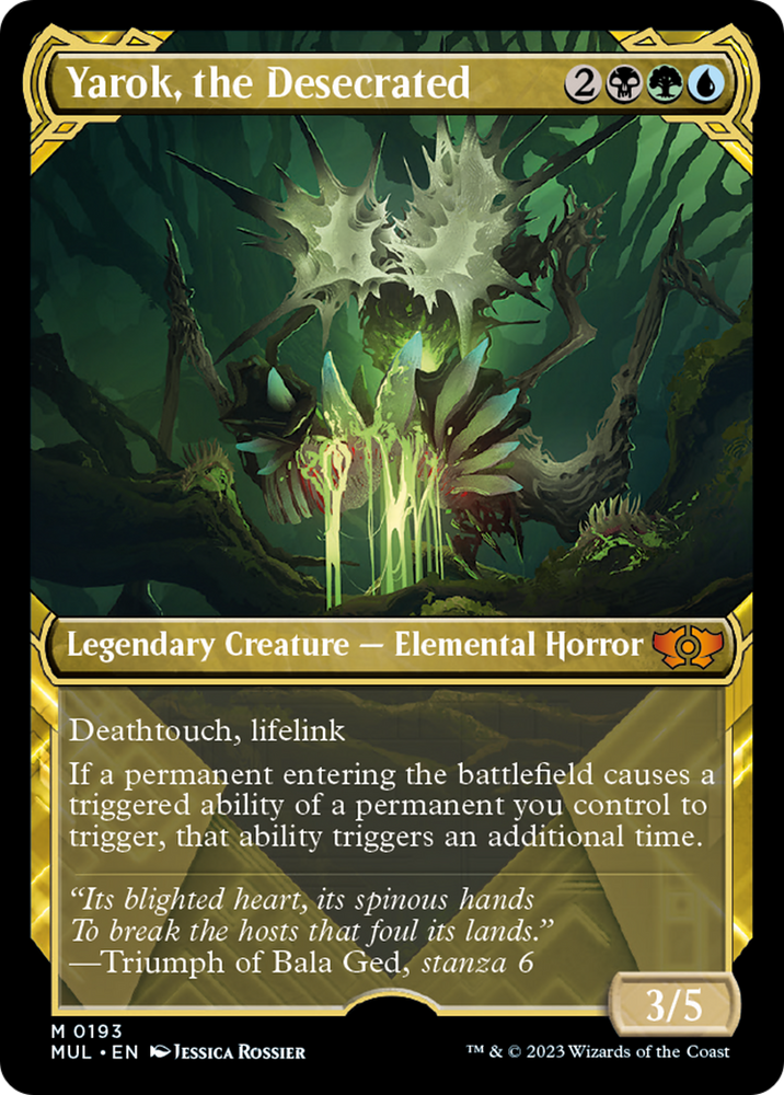 Yarok, the Desecrated (Halo Foil) [Multiverse Legends] Magic: The Gathering
