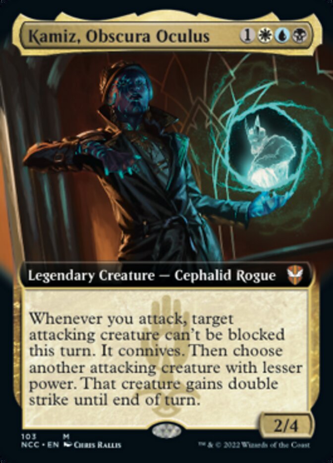 Kamiz, Obscura Oculus (Extended Art) [Streets of New Capenna Commander] Magic: The Gathering