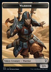 Warrior // Inkling Double-Sided Token [Commander Legends: Battle for Baldur's Gate Tokens] Magic: The Gathering