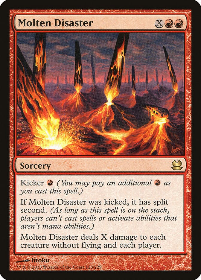 Molten Disaster [Modern Masters] Magic: The Gathering