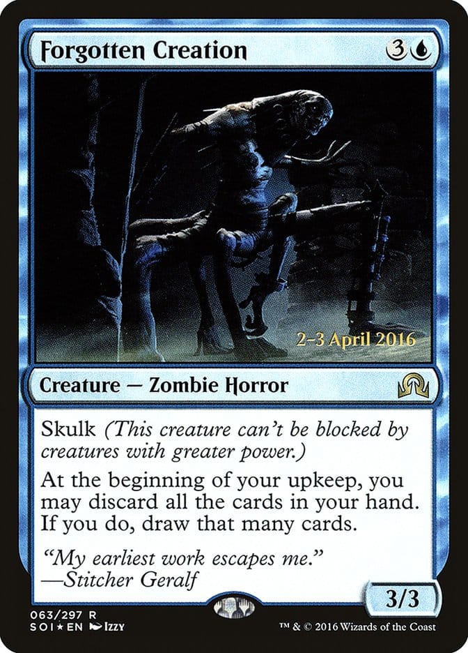 Forgotten Creation [Shadows over Innistrad Prerelease Promos] Magic: The Gathering
