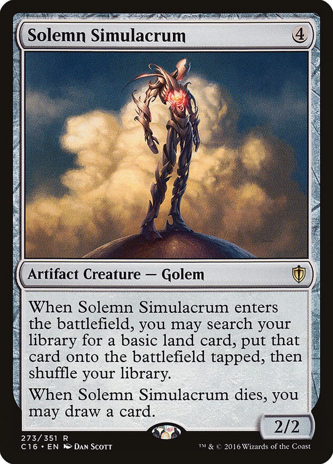 Solemn Simulacrum [Commander 2016] Magic: The Gathering