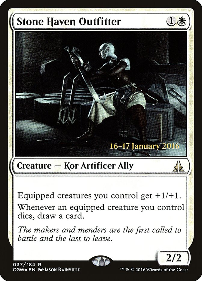 Stone Haven Outfitter [Oath of the Gatewatch Prerelease Promos] Magic: The Gathering
