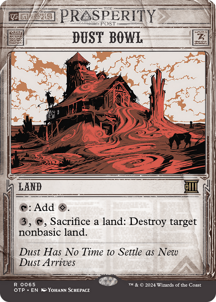 Dust Bowl [Outlaws of Thunder Junction: Breaking News] Magic: The Gathering