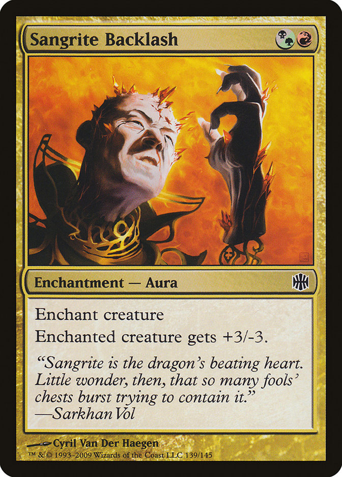 Sangrite Backlash [Alara Reborn] Magic: The Gathering