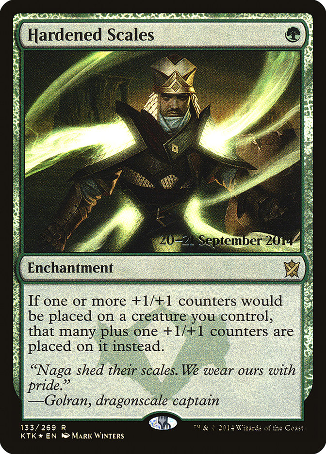 Hardened Scales [Khans of Tarkir Prerelease Promos] Magic: The Gathering
