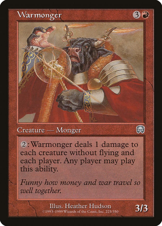 Warmonger [Mercadian Masques] Magic: The Gathering