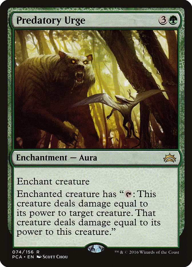 Predatory Urge [Planechase Anthology] Magic: The Gathering