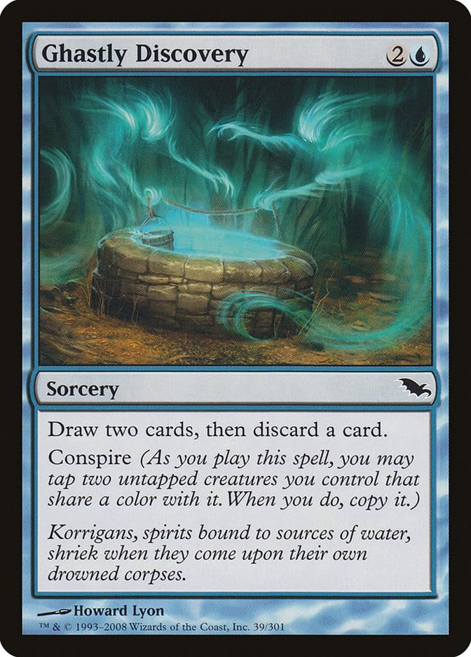 Ghastly Discovery [Shadowmoor] Magic: The Gathering