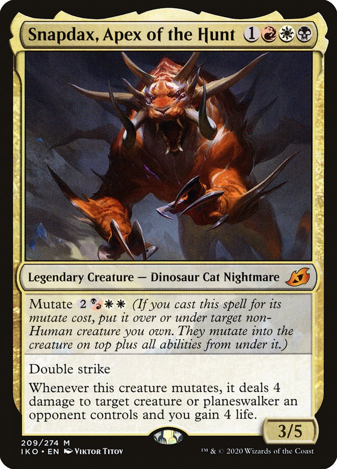 Snapdax, Apex of the Hunt [Ikoria: Lair of Behemoths] Magic: The Gathering