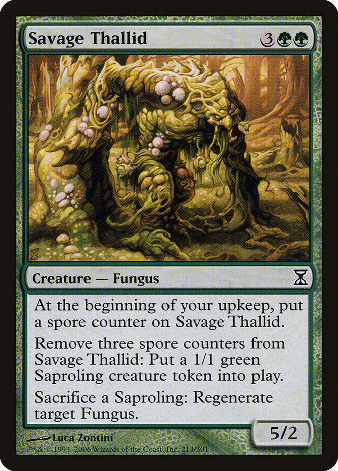 Savage Thallid [Time Spiral] Magic: The Gathering