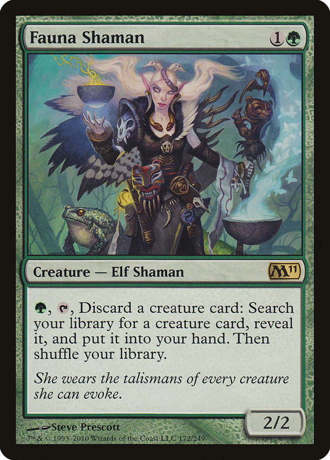 Fauna Shaman [Magic 2011] Magic: The Gathering