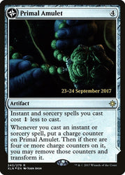 Primal Amulet // Primal Wellspring [Ixalan Prerelease Promos] Magic: The Gathering