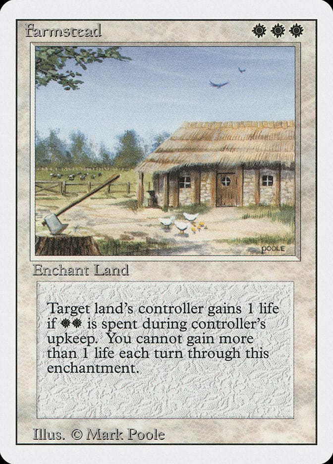 Farmstead [Revised Edition] Magic: The Gathering