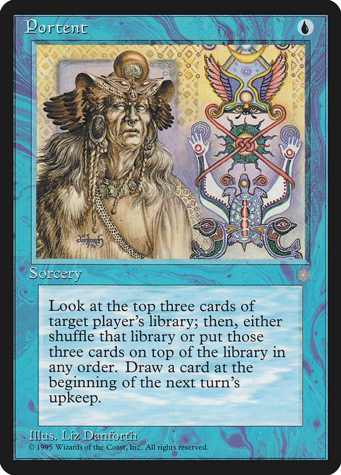Portent [Ice Age] Magic: The Gathering