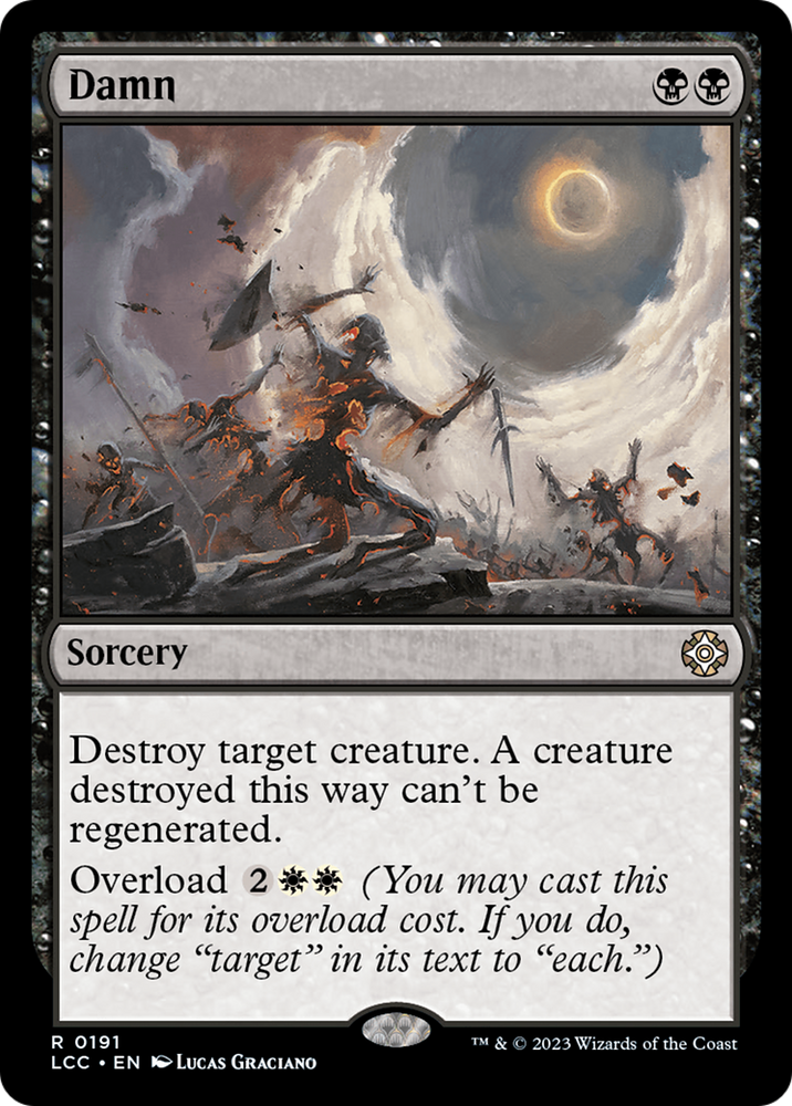 Damn [The Lost Caverns of Ixalan Commander] Magic: The Gathering